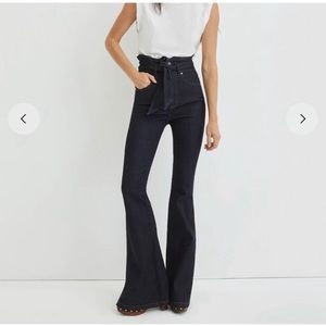 Flare & Belted high waisted